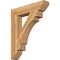 Ekena Millwork Merced Slat Rough Sawn Bracket, Western Red Cedar, 6"W x 32"D x 38"H BKT06X32X38MRC06RWR - alternate 1